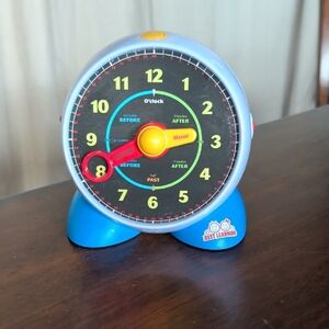Blue 'Best Learning' Kids Teaching Clock - Interactive Time-Telling Toy